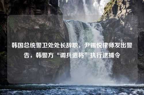 韩国总统警卫处处长辞职，尹锡悦律师发出警告，韩警方“调兵遣将”执行逮捕令